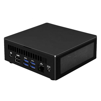 विन 11 कोर I5 1135g7 कोर I7 1165g7 11 वीं औद्योगिक लघु गेमिंग मिनी पीसी आईरिस एक्सई ग्राफिक्स 3 डिस्प्ले पोर्ट