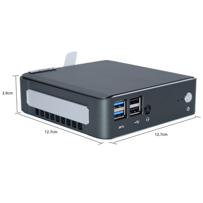 खरीदें एल्यूमिनियम I3 10110U I5 10210U 10 वीं 4K औद्योगिक मिनी पीसी कंप्यूटर 256GB online manufacture