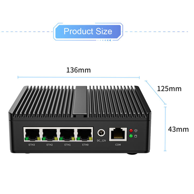 फैनलेस एम्बेडेड कंप्यूटर मिनी पीसी N5105 DDR4 सपोर्ट 4k एचडी मिनी पीसी हाई-परफॉर्मेंस विन 10 फैनलेस मिनी पीसी